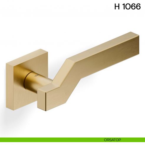 Maniglia per porta H 1066 Valli collezione Fusital con rosetta fine orsatop