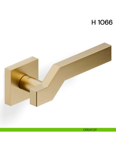 Maniglia per porta H 1066 Valli collezione Fusital con rosetta fine orsatop