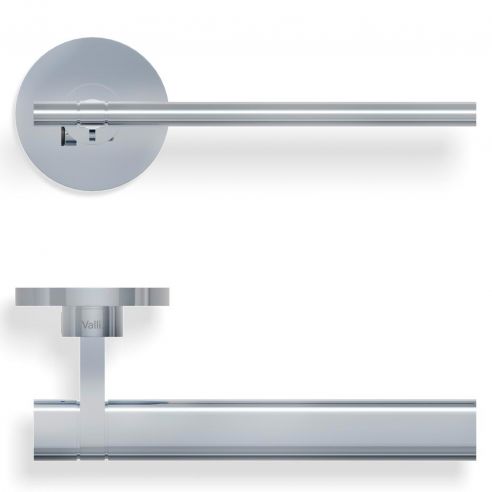 Maniglia per porta H 1065 Valli collezione Lab con rosetta fine