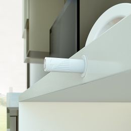 Cricchetto magnetico K-Push Tech Ferramenta Livenza a incasso contropiastra con biadesivo 2