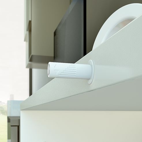 Cricchetto premi apri magnetico K-Push Tech Ferramenta Livenza a incasso incontro con foro diametro 3 mm