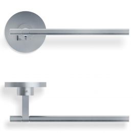 Maniglia per porta H 1064 Valli collezione Lab con rosetta fine 2