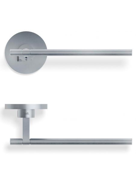 Maniglia per porta H 1064 Valli collezione Lab con rosetta fine