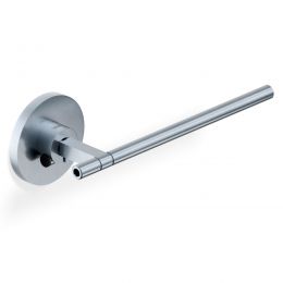 Maniglia per porta H 1064 Valli collezione Lab con rosetta fine