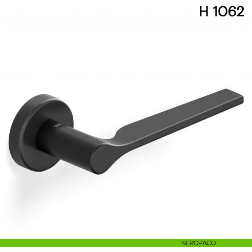 Maniglia per porta H 1062 Valli collezione Lab neropaco