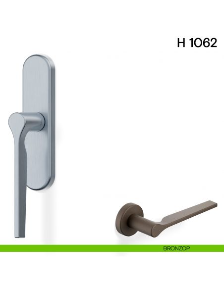Maniglia per finestra cremonese H 1062 Valli collezione Lab bronzop
