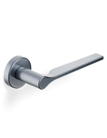 Maniglia per porta H 1062 Valli collezione Lab con rosetta fine