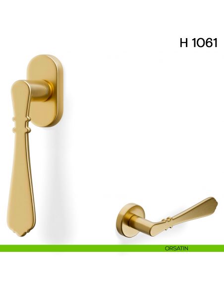 Maniglia per finestra martellina DK H 1061 Valli collezione Fusital orsatin