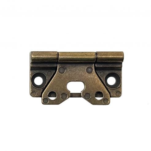 Cerniera LF per mobile collo basso bronzata 40x38 mm