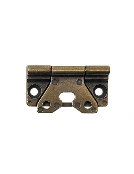 Cerniera LF per mobile collo basso bronzata 40x38 mm