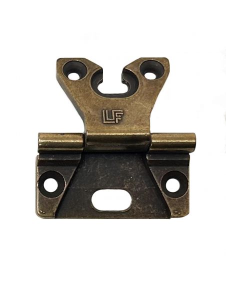 Cerniera LF per mobile collo alto bronzata 40x42 mm