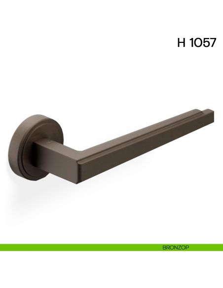Maniglia per porta H 1057 Valli collezione Lab bronzop