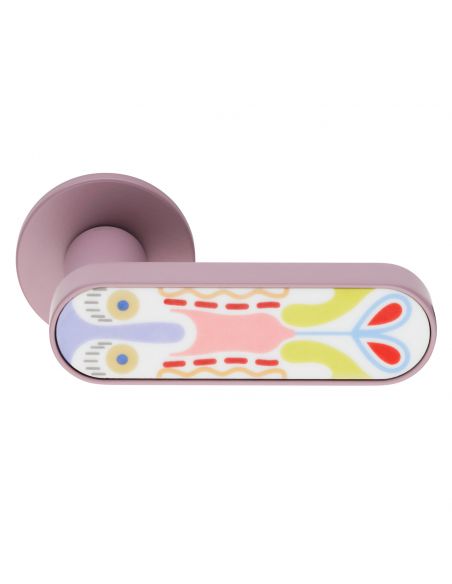 Maniglia per porta Crisalide Mini dnd handles con porcellana