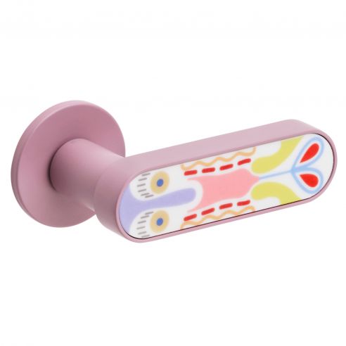 Maniglia per porta Crisalide Mini dnd handles con porcellana