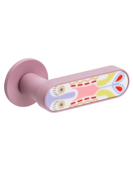 Maniglia per porta Crisalide Mini dnd handles con porcellana