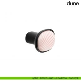 Pomolo per mobile Dune dnd handles con porcellana lucida rosa nuvola 2
