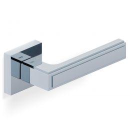 Maniglia per porta H 1056 Valli collezione Lab con rosetta fine