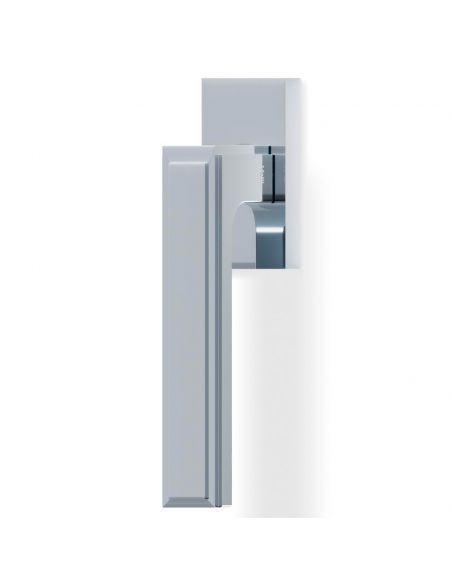 Maniglia per finestra martellina DK H 1056 Valli collezione Lab con rosetta fine