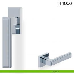 Maniglia per finestra martellina DK H 1056 Valli collezione Lab con rosetta fine 2