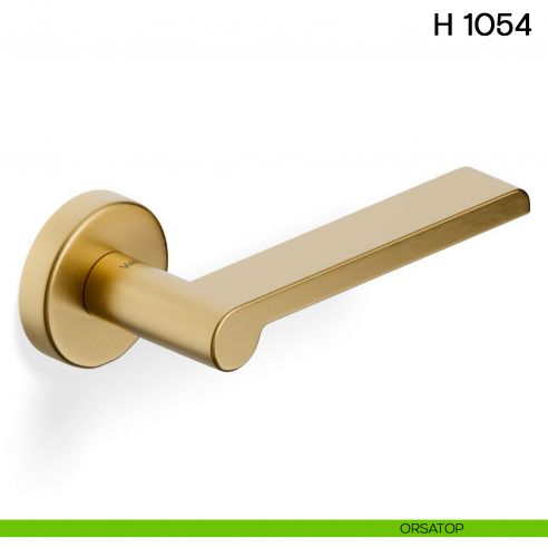 Maniglia per porta H 1054 Valli collezione Lab con rosetta fine orsatop