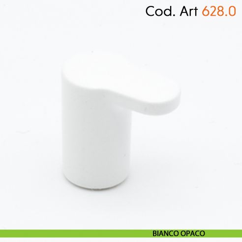 Pomolo di design per mobile moderno Cosmov articolo 628 - bianco opaco RAL 9016