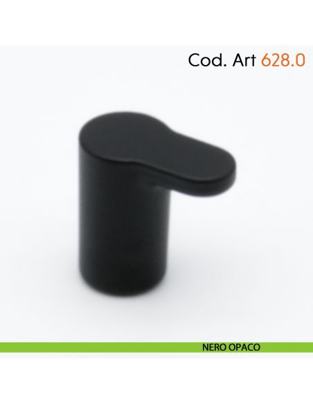 Pomolo di design per mobile moderno Cosmov articolo 628 - nero opaco