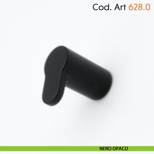 Pomolo di design per mobile moderno Cosmov articolo 628 - nero opaco