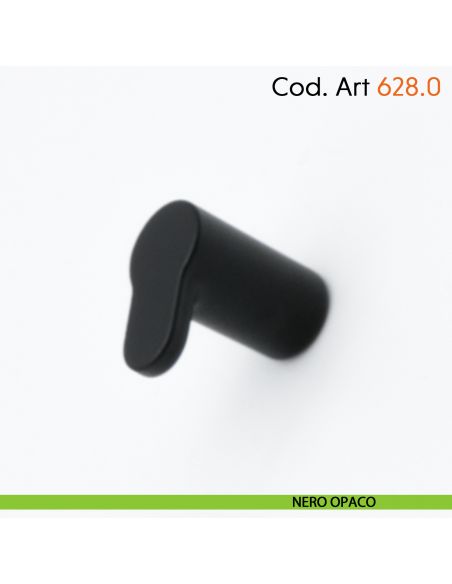 Pomolo di design per mobile moderno Cosmov articolo 628 - nero opaco