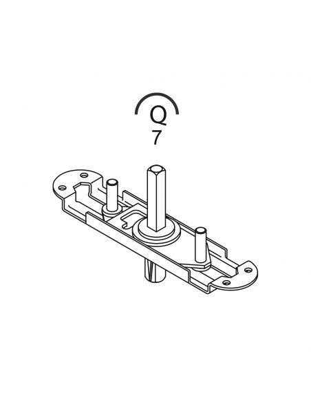 Movimento MP Q.7 per maniglia finestra cremonese Colombo Design