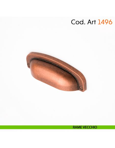 Set Di 10 Maniglie A Forma Di Conchiglia, Per Mobili: Nero - Wood