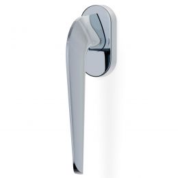 Maniglia per finestra martellina DK H 1052 Valli collezione Fusital con rosetta fine