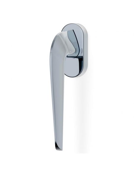 Maniglia per finestra martellina DK H 1052 Valli collezione Fusital con rosetta fine