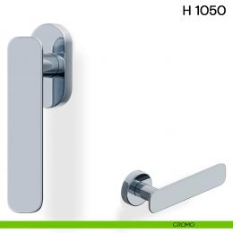Maniglia per finestra martellina DK H 1050 Valli collezione Lab 2