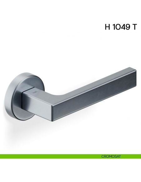 Maniglia per porta H 1049 T Valli collezione Lab cromosat