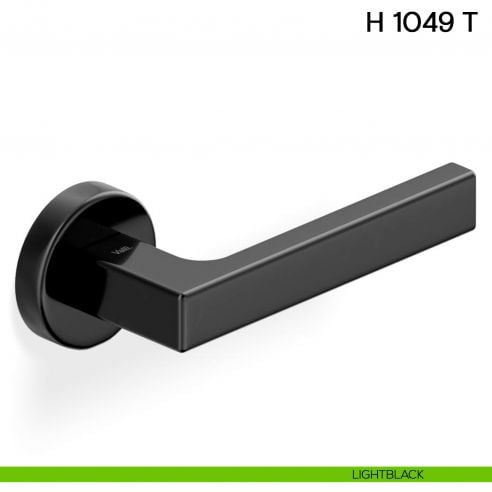 Maniglia per porta H 1049 T Valli collezione Lab lightblack