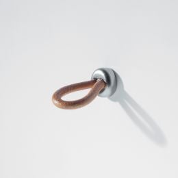 Pomolo cuoio Confalonieri Nichel satinato opaco MB00912DVNP1