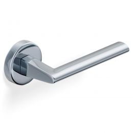 Maniglia per porta H 1046 T Valli collezione Lab con rosetta fine