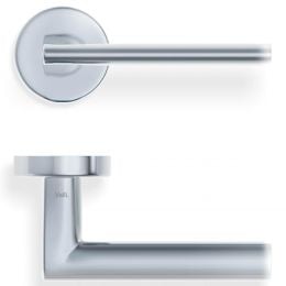 Maniglia per porta H 1046 T Valli collezione Lab con rosetta fine 2