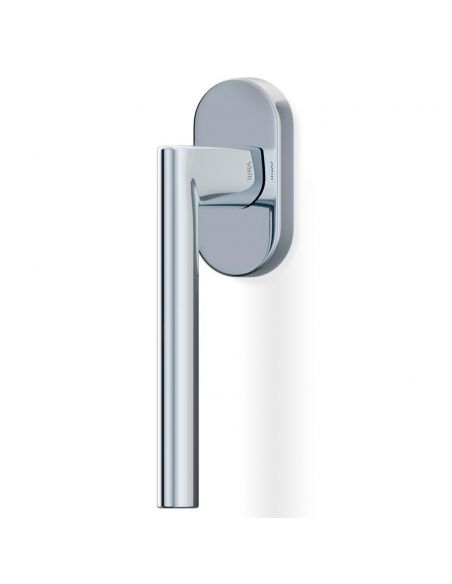 Maniglia per finestra martellina DK H 1046 T Valli collezione Lab con rosetta fine