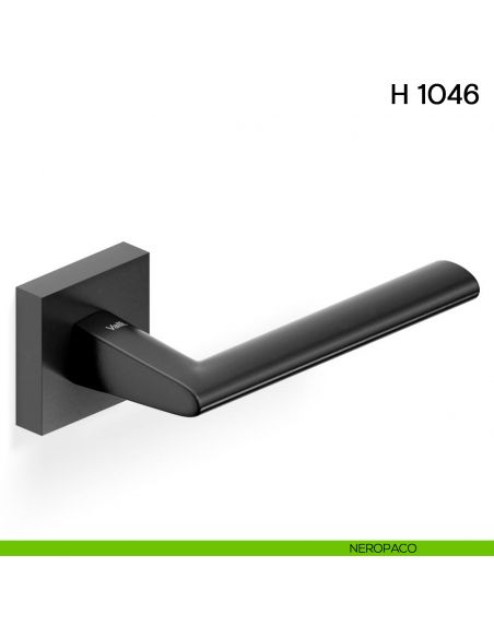 Maniglia per porta H 1046 Valli collezione Lab neropaco