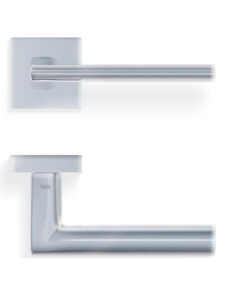 Maniglia per porta H 1046 Valli collezione Lab con rosetta fine