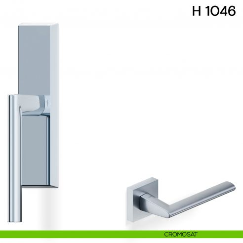 Maniglia per finestra cremonese H 1046 Valli collezione Lab cromosat