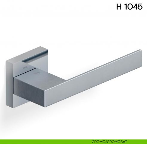 Maniglia per porta H 1045 Valli collezione Fusital cromo - cromosat