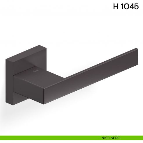 Maniglia per porta H 1045 Valli collezione Fusital nikelnero