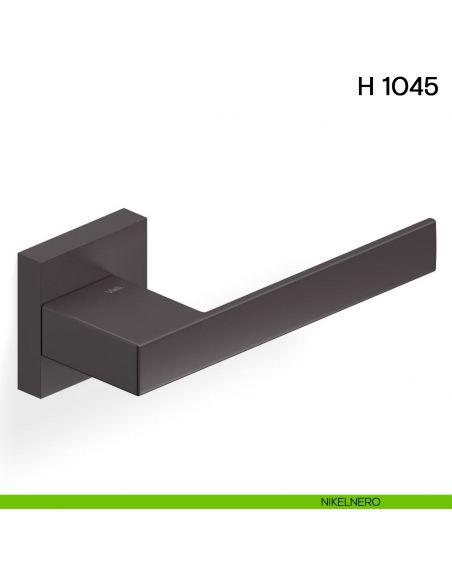 Maniglia per porta H 1045 Valli collezione Fusital nikelnero
