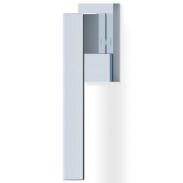 Maniglia per finestra martellina DK H 1045 Valli collezione Fusital con rosetta fine
