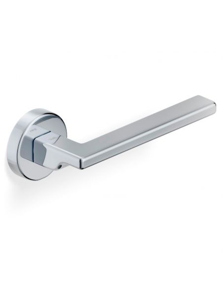 Maniglia per porta H 1044 Valli collezione Fusital con rosetta fine