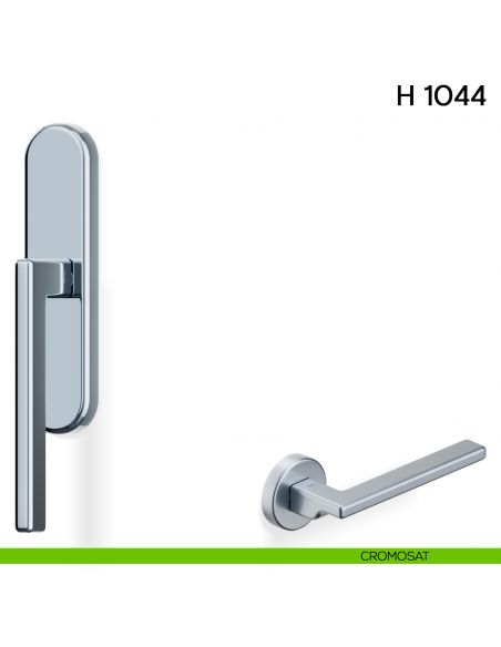 Maniglia per finestra cremonese H 1044 Valli collezione Fusital cromosat