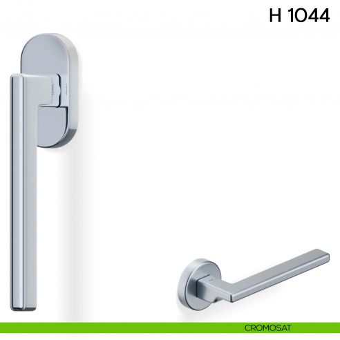 Maniglia per finestra martellina DK H 1044 Valli collezione Fusital cromosat