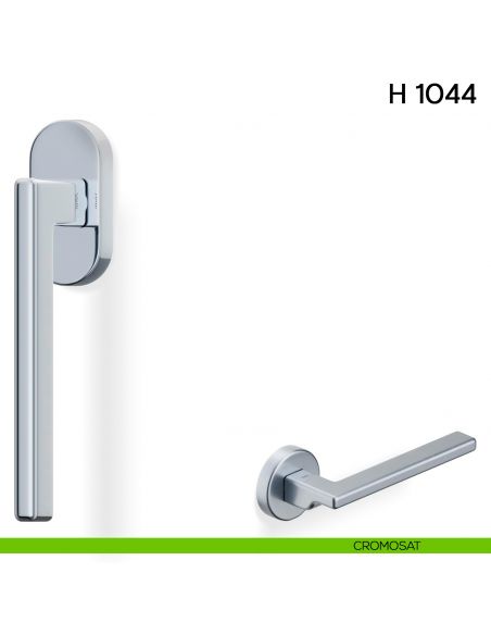 Maniglia per finestra martellina DK H 1044 Valli collezione Fusital cromosat